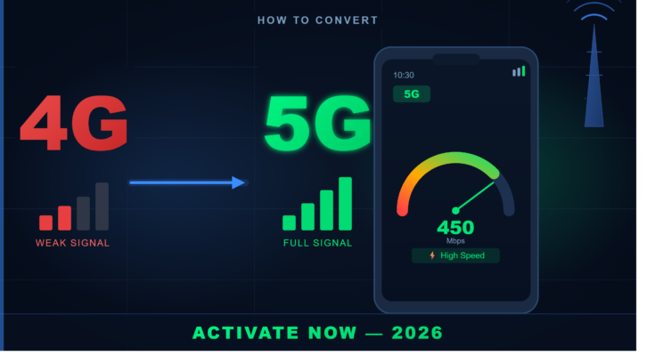 How to Convert 4G to 5G on Any Android Phone (2026)