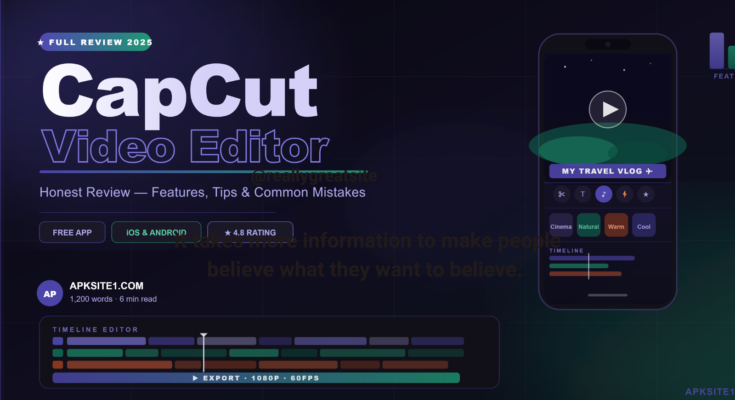 CapCut Video Editor Review: Everything You Need to Know Before You Download It