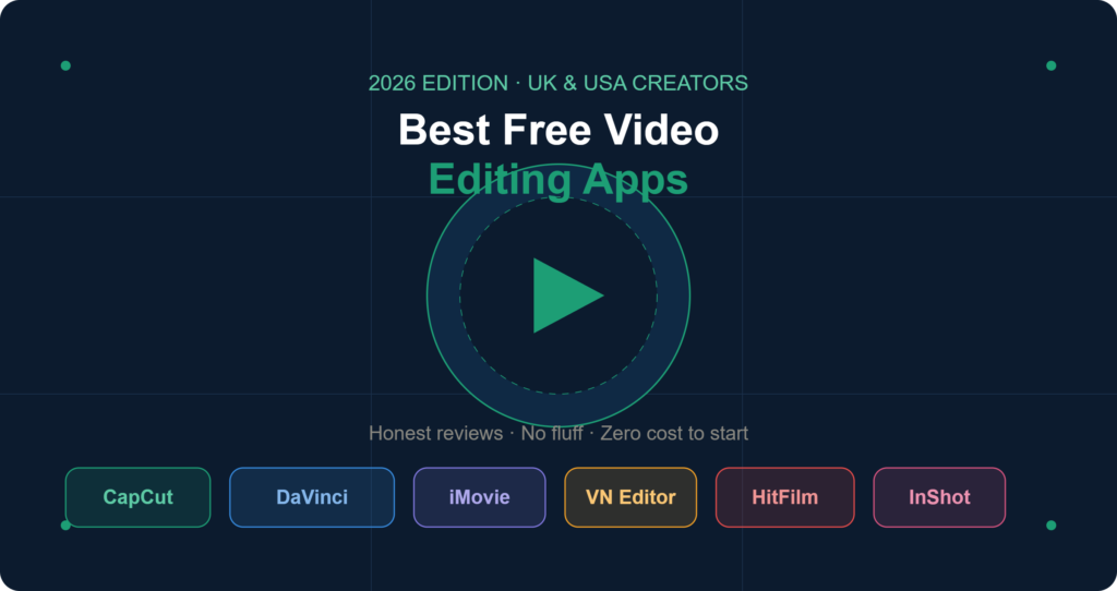 best free video editing apps 2026 for UK and USA creators