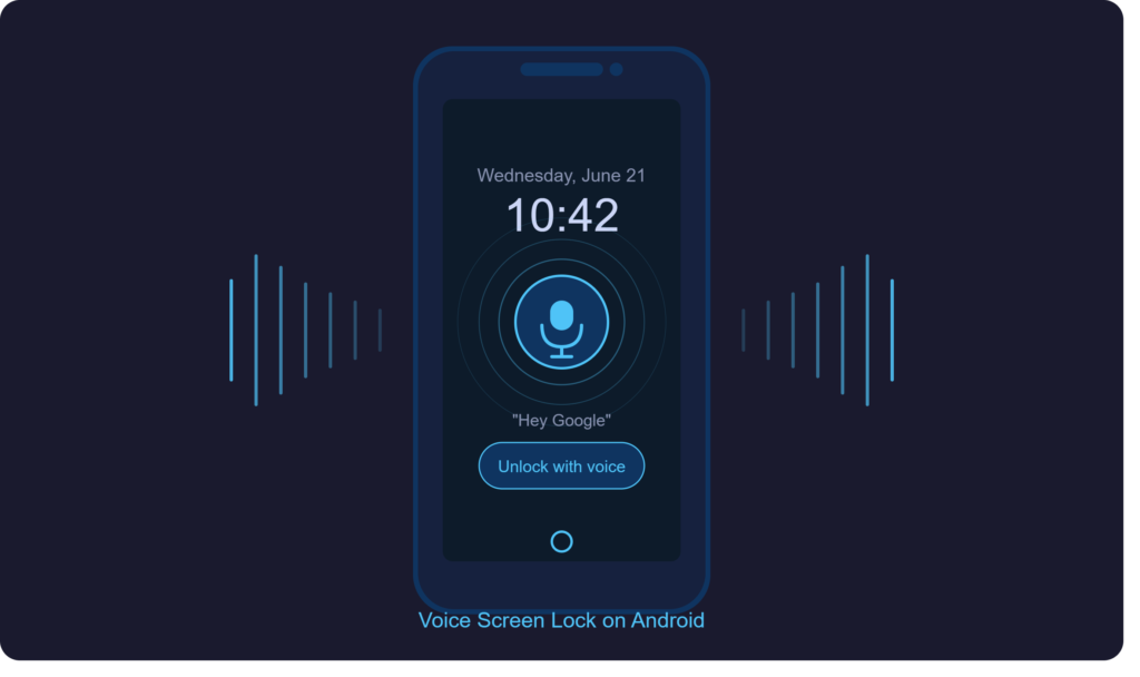 voice screen lock on Android phone lock screen