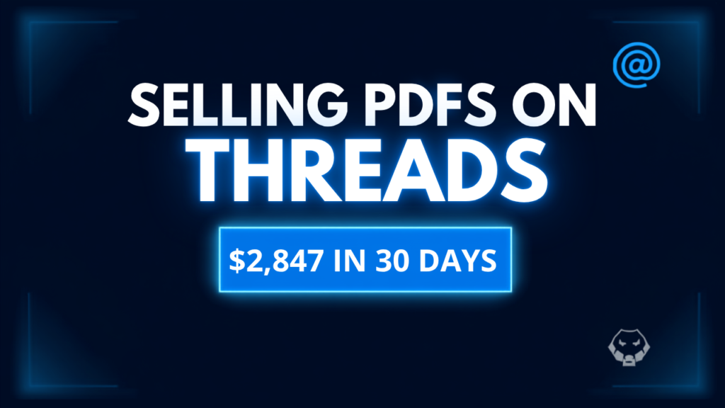 Selling PDFs on Threads