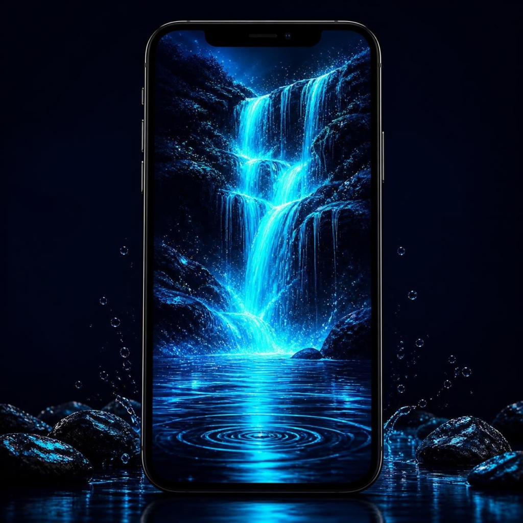 water falling effect