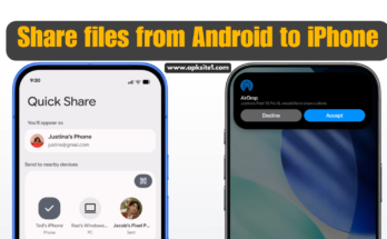 Share files from Android to iPhone. And back again.