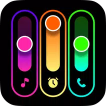 Neon RGB volume customization app