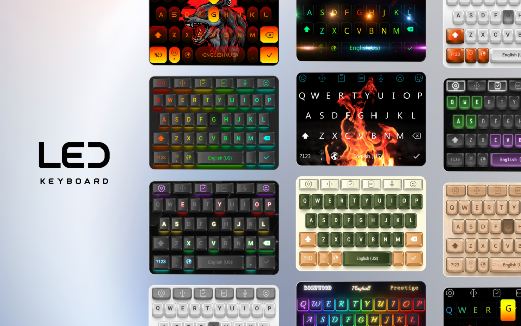 LED Keyboard: RGB Lighting