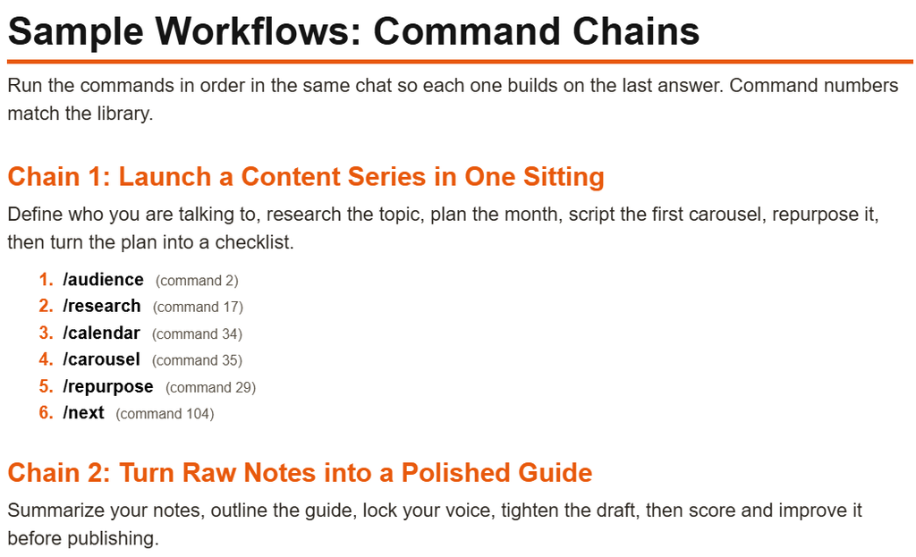 ChatGPT Slash Commands: 106 Proven, Easy Shortcuts