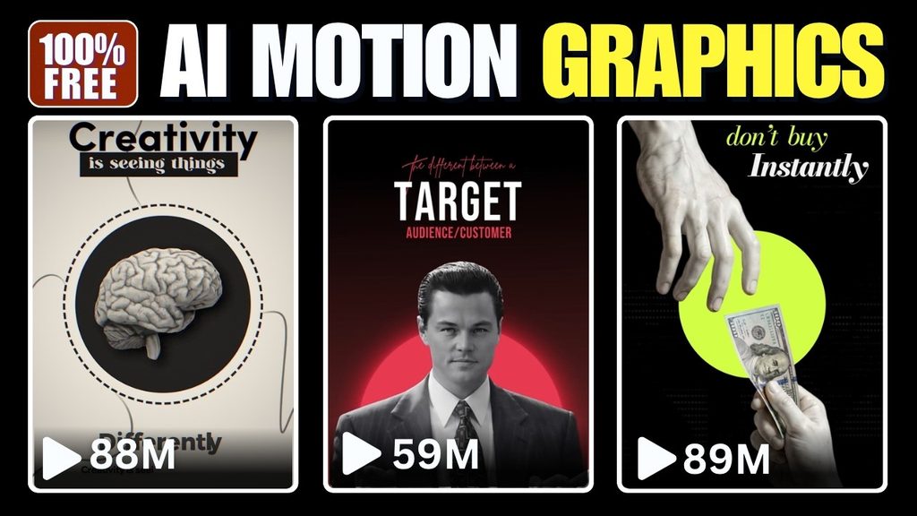 Motion Graphics Videos with AI: How I Make Unlimited Animated Videos for Free